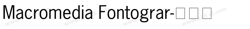 Macromedia Fontograr字体转换